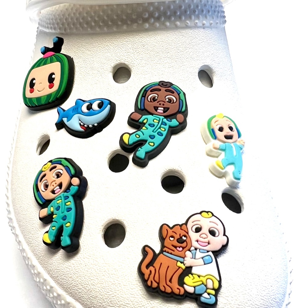 CocoMelon Crocs Shoe Charms Set of 6 NEW!